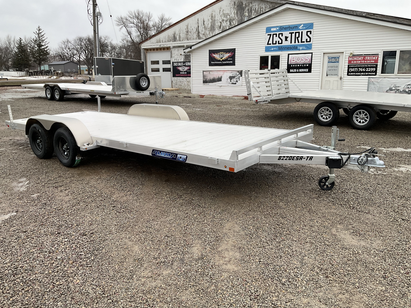 New Aluma 8220ESA-TA-R Landscape Trailer