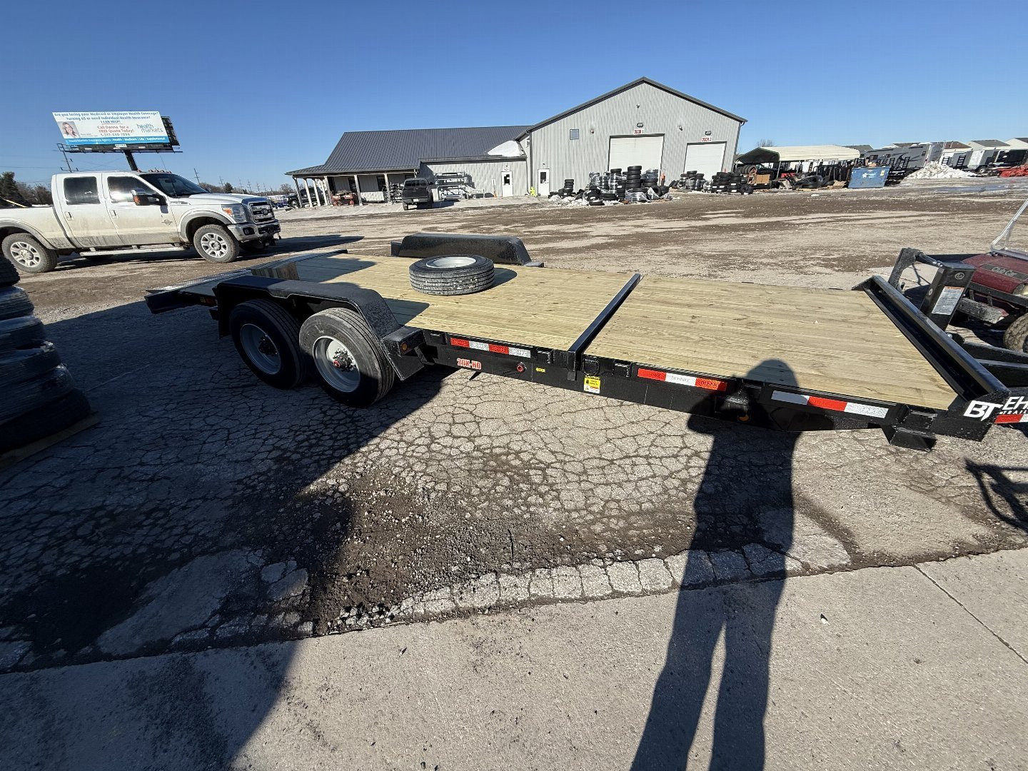 New 2025 Behnke TBCT2220ET-10K Tilt Trailer 83X22 TA PARTIAL TILT (GVW:20000) BLACK