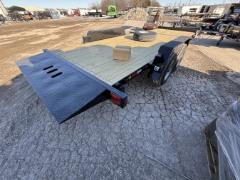 New 2025 Behnke TBCT2220ET-10K Tilt Trailer 83X22 TA PARTIAL TILT (GVW:20000) BLACK