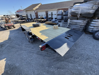 New 2025 Behnke TBCT2220ET-10K Tilt Trailer 83X22 TA PARTIAL TILT (GVW:20000) BLACK