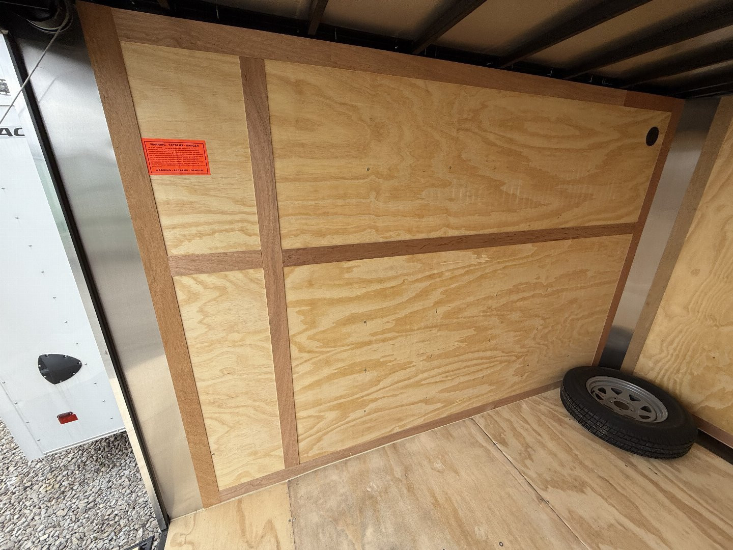 New 2025 CARGO MATE EHW610SA Cargo / Enclosed Trailer 6X10 SA RAMP DOOR (GVW:2990) WHITE