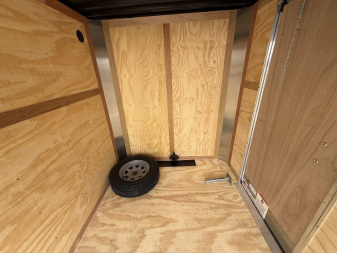 New 2025 CARGO MATE EHW610SA Cargo / Enclosed Trailer 6X10 SA RAMP DOOR (GVW:2990) WHITE