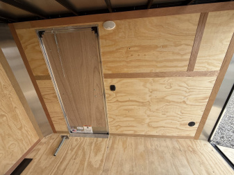 New 2025 CARGO MATE EHW610SA Cargo / Enclosed Trailer 6X10 SA RAMP DOOR (GVW:2990) WHITE