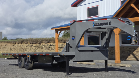 New 2025 Diamond C Trailers DET207 Deckover Tilt / 14.9k GVWR / 24'