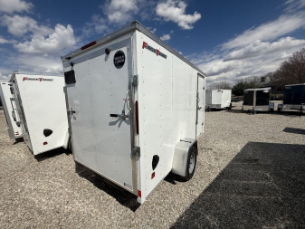 New 2024 WELLS CARGO FT612S2-D Cargo / Enclosed Trailer 6X12 SA RAMP DOOR (GVW:2990) WHITE