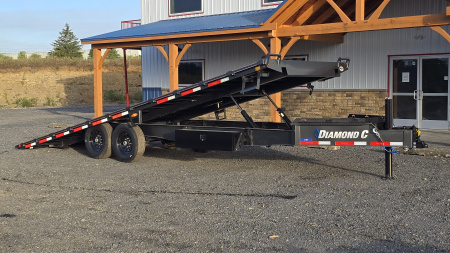 New 2025 Diamond C Trailers DET207 Deckover Tilt / 14.9k GVWR / 24'