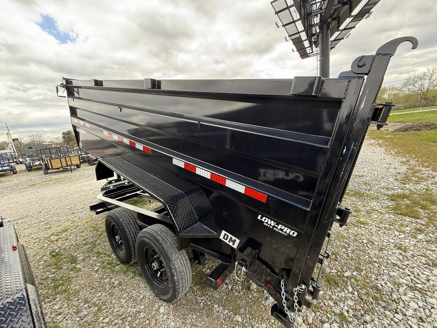 New 2025 PJ Trailers DM142 Dump Trailer 83X14 TA (GVW:14000) BLACK