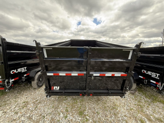 New 2025 PJ Trailers DM142 Dump Trailer 83X14 TA (GVW:14000) BLACK