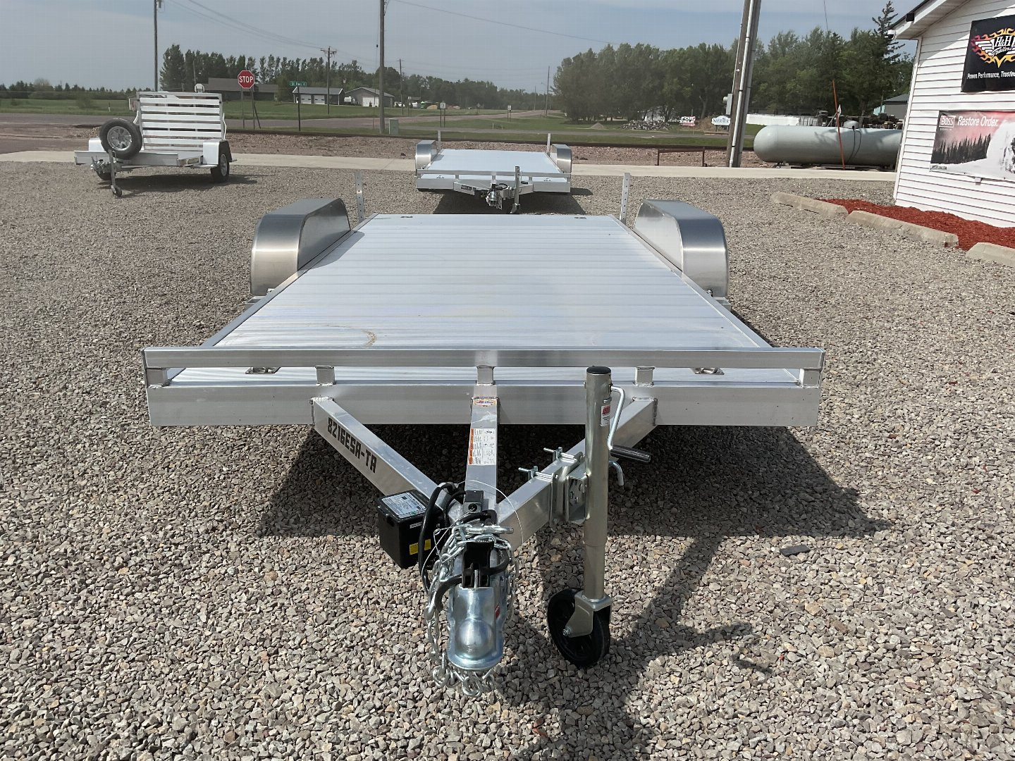 New 2026 Aluma 8216ESA-BT Landscape Trailer