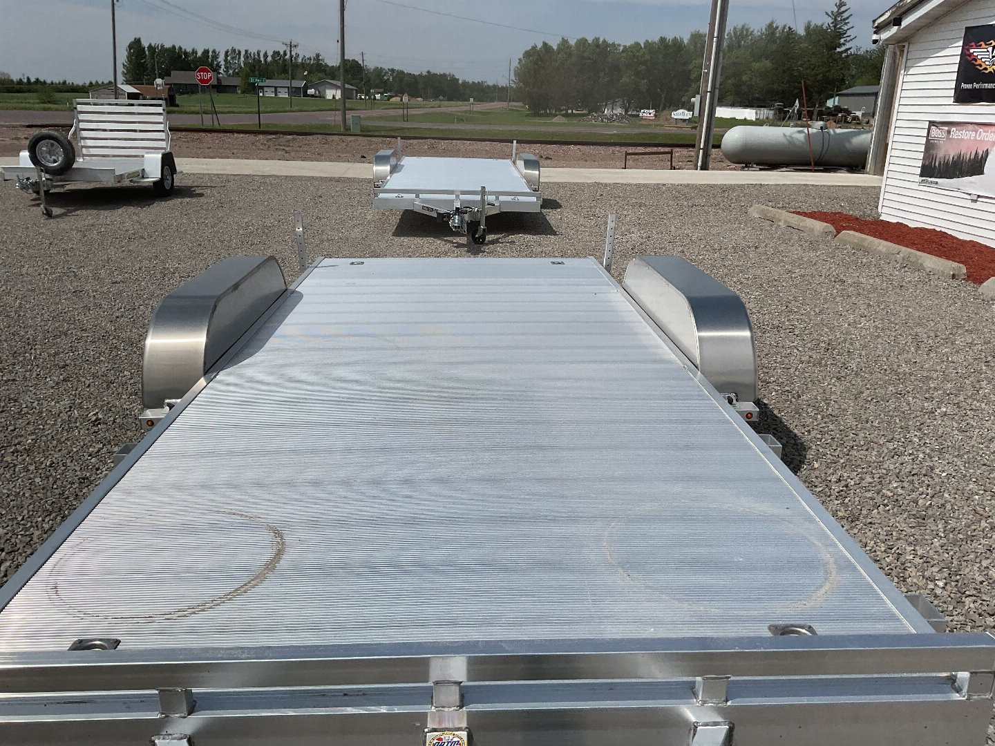 New 2026 Aluma 8216ESA-BT Landscape Trailer