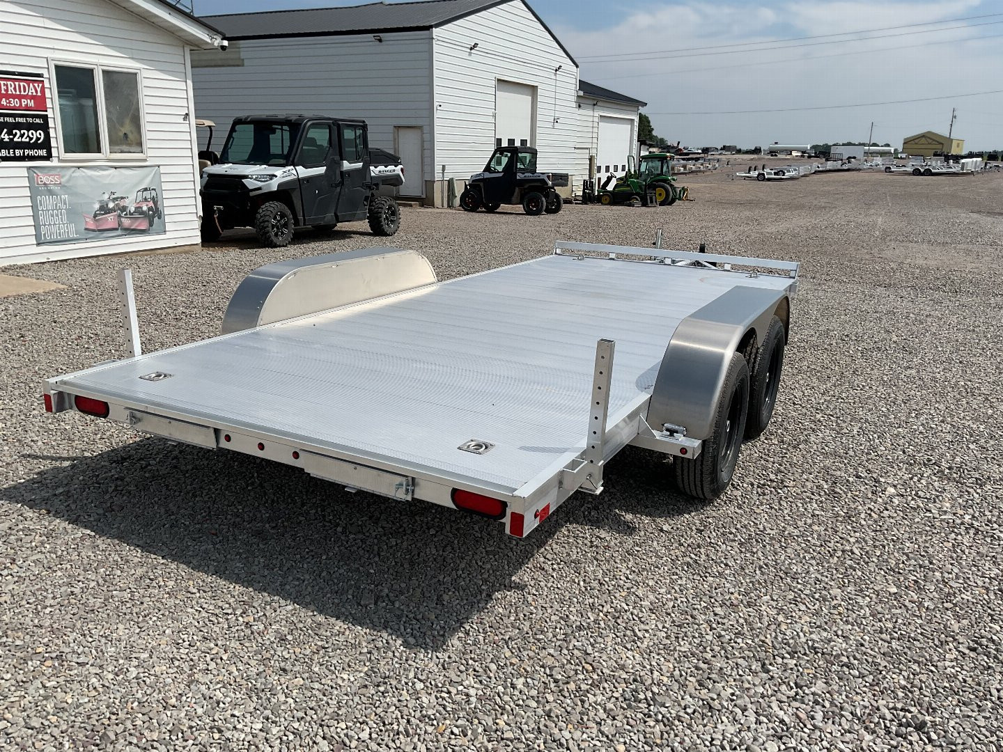 New 2026 Aluma 8216ESA-BT Landscape Trailer