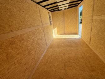 New 2025 WELLS CARGO FT716T2 Cargo / Enclosed Trailer 7X16 TA RAMP DOOR (GVW:7000) WHITE