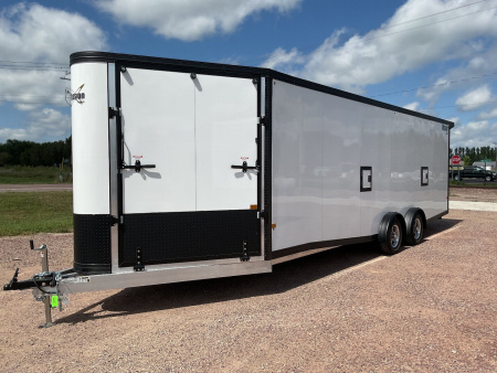 New 2025 MISSION MES7.5X24 Snowmobile Trailer