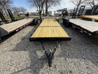 New 2025 AMO UT242 Car Hauler 82X24 TA DOVETAIL (GVW:7000) SLIDE IN RAMPS