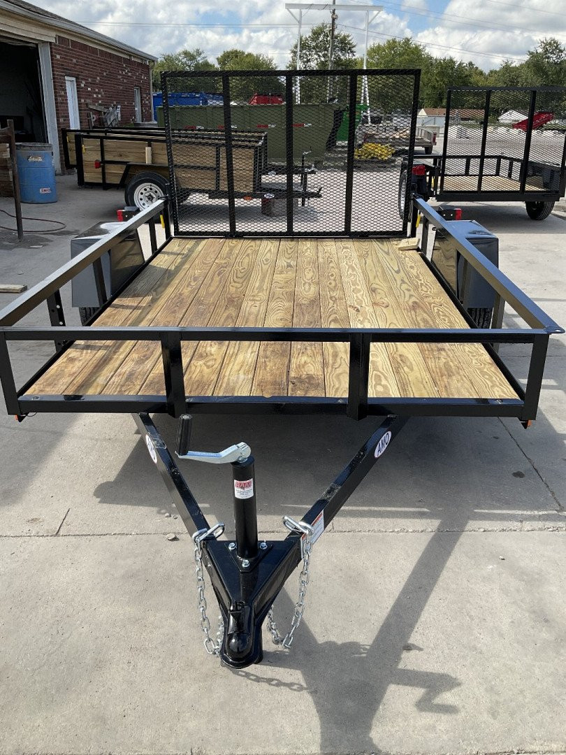 New 2025 AMO US101 Utility Trailer 76X10 SA LOWSIDE (GVW:2990)BLACK