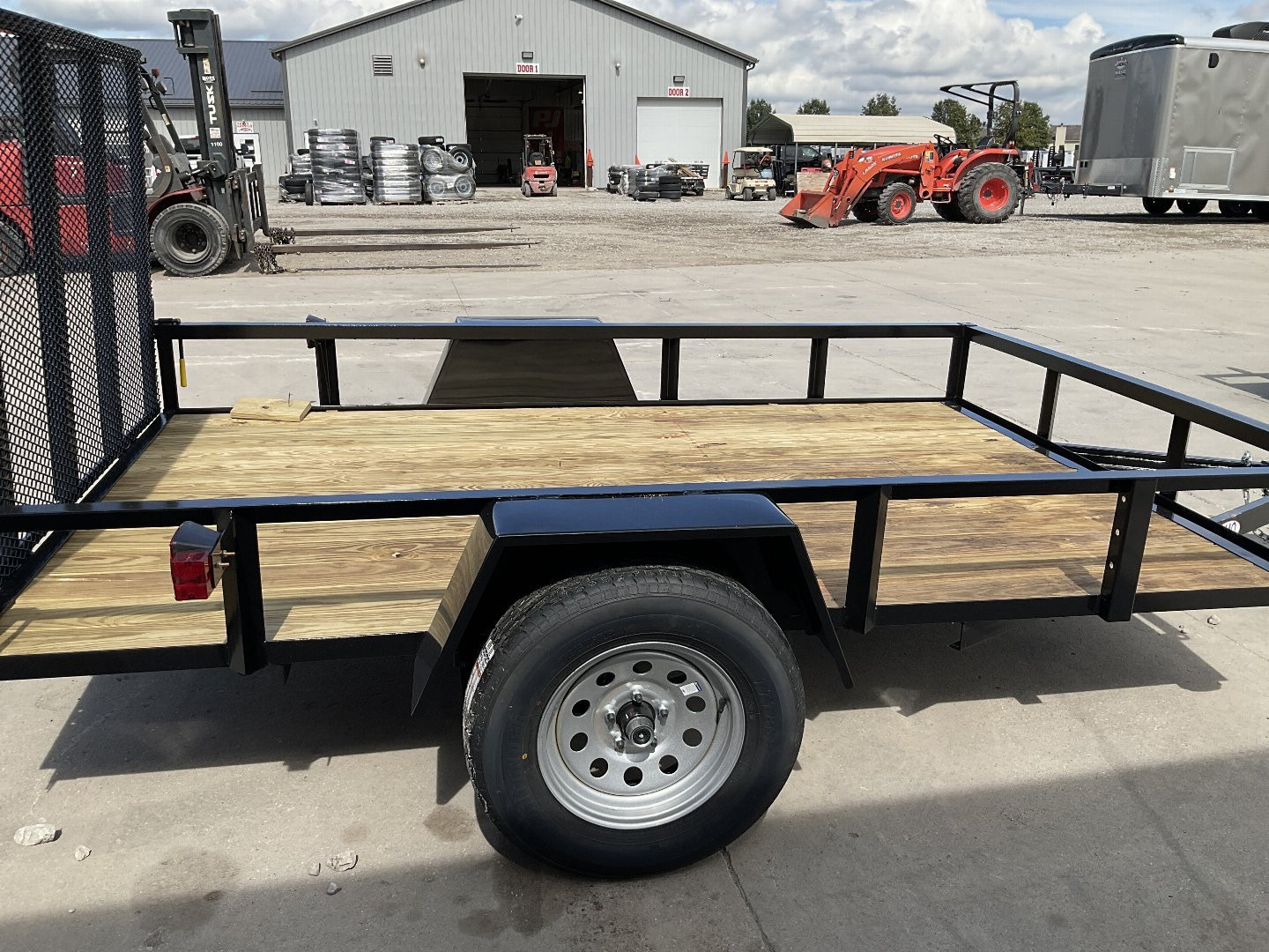 New 2025 AMO US101 Utility Trailer 76X10 SA LOWSIDE (GVW:2990)BLACK