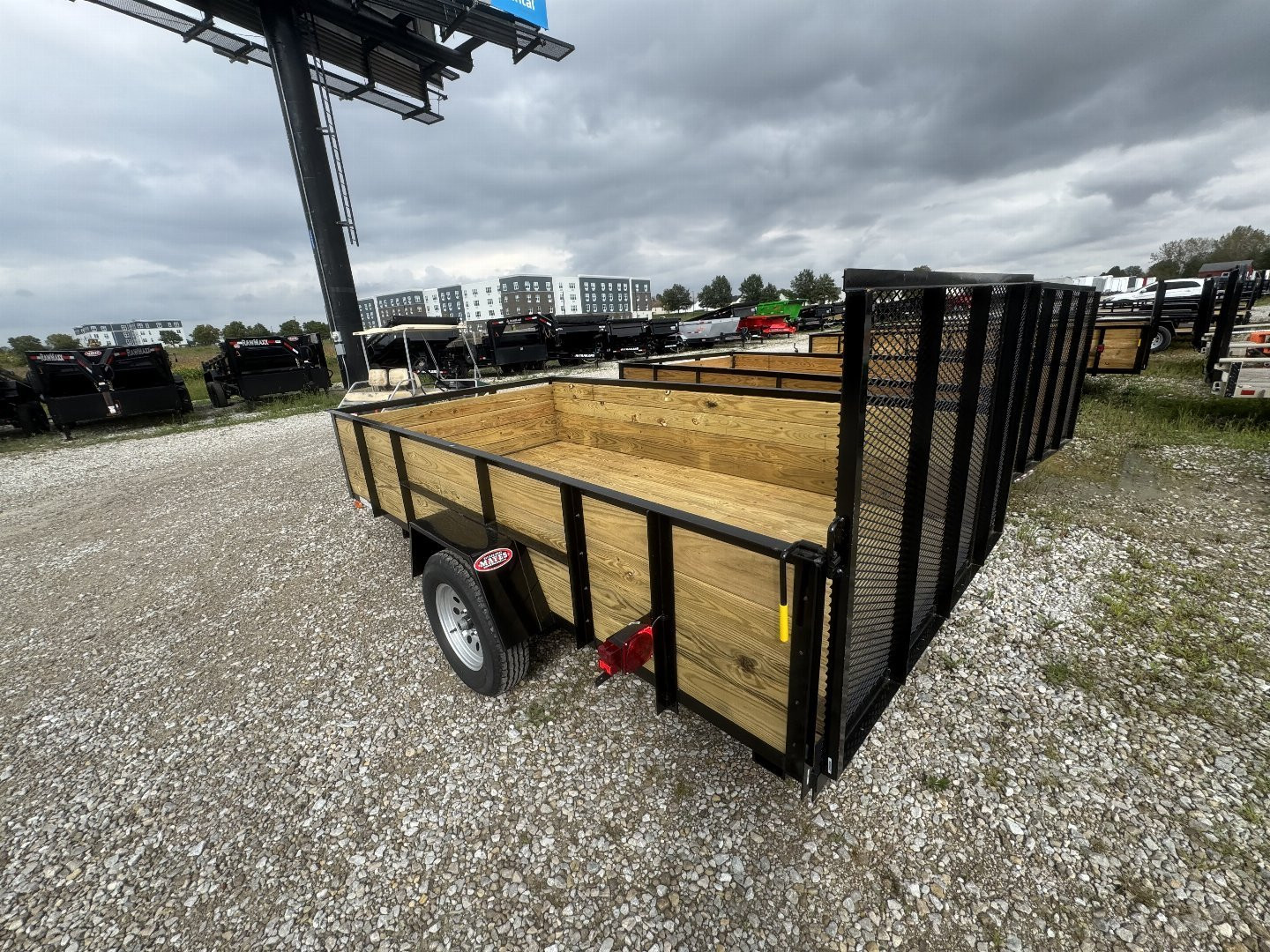 New 2025 AMO US121 Utility Trailer 76X12 SA HIGH SIDE (GVW:2990)