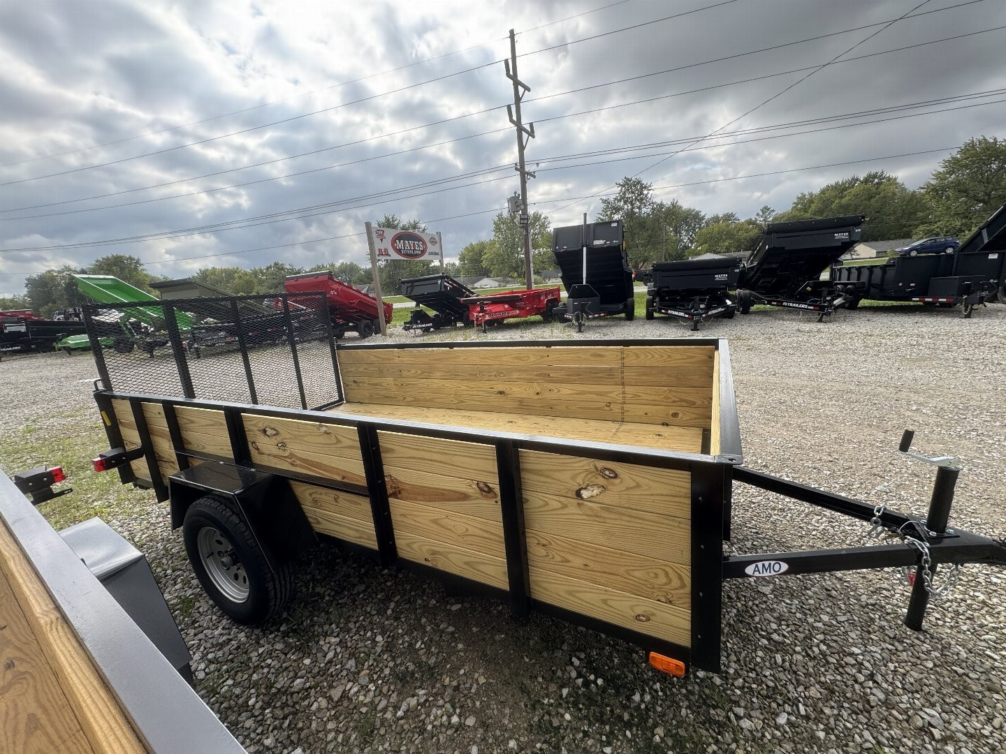 New 2025 AMO US121 Utility Trailer 76X12 SA HIGH SIDE (GVW:2990)