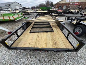 New 2025 AMO UT162 Utility Trailer 76X16 TA LOWSIDE(GVW:7000)BLACK