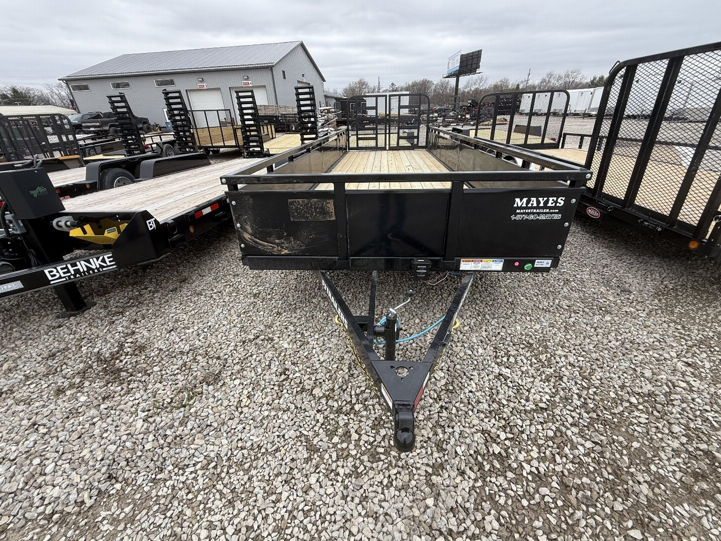 New 2025 PJ Trailers UL222 Utility Trailer 83X22 TA STRAIGHT DECK (GVW:9900) METAL SIDES