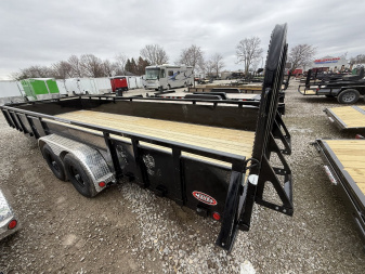New 2025 PJ Trailers UL222 Utility Trailer 83X22 TA STRAIGHT DECK (GVW:9900) METAL SIDES
