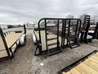 New 2025 PJ Trailers UL222 Utility Trailer 83X22 TA STRAIGHT DECK (GVW:9900) METAL SIDES