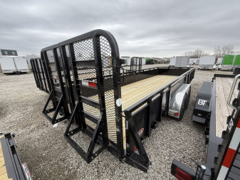 New 2025 PJ Trailers UL222 Utility Trailer 83X22 TA STRAIGHT DECK (GVW:9900) METAL SIDES