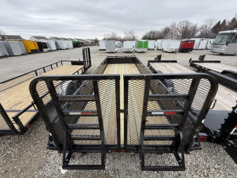 New 2025 PJ Trailers UL222 Utility Trailer 83X22 TA STRAIGHT DECK (GVW:9900) METAL SIDES