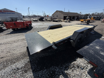 New 2025 LIBERTY LT14K83X20SPB8WF Tilt Trailer 83X20 TA PARTIAL (GVW:14000) MIDNIGHT BLACK