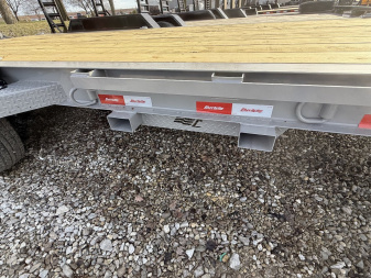 New 2025 LIBERTY LE14K83X17+3B8 Equipment Trailer 83X20 TA (GVW:14000) ALUMUM GRAY