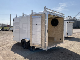 New 2025 ALCOM EZEC7.5X14UCP Cargo / Enclosed Trailer
