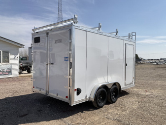 New 2025 ALCOM EZEC7.5X14UCP Cargo / Enclosed Trailer