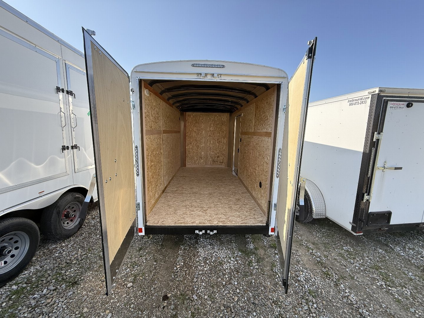 New 2025 Cargo Mate BL612TA2-24 Cargo / Enclosed Trailer 6X12 TA (GVW:7000) WHITE