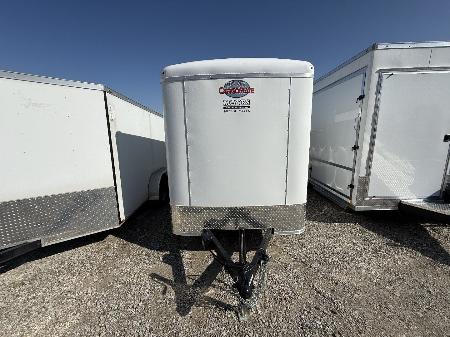 New 2025 Cargo Mate BL612TA2-24 Cargo / Enclosed Trailer 6X12 TA (GVW:7000) WHITE