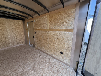 New 2025 Cargo Mate BL612TA2-24 Cargo / Enclosed Trailer 6X12 TA (GVW:7000) WHITE