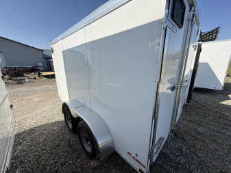 New 2025 Cargo Mate BL612TA2-24 Cargo / Enclosed Trailer 6X12 TA (GVW:7000) WHITE