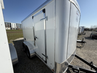 New 2025 Cargo Mate BL612TA2-24 Cargo / Enclosed Trailer 6X12 TA (GVW:7000) WHITE