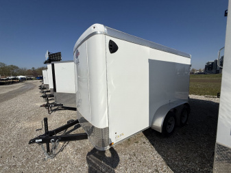 New 2025 Cargo Mate BL612TA2-24 Cargo / Enclosed Trailer 6X12 TA (GVW:7000) WHITE
