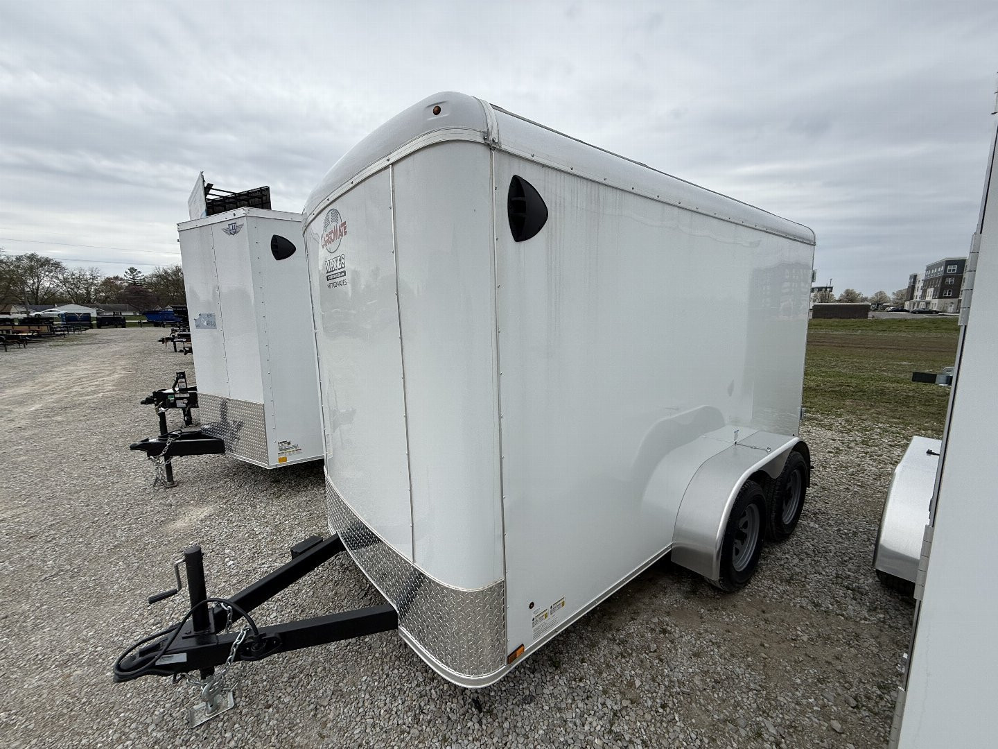 New 2025 Cargo Mate BL612TA2-24 Cargo / Enclosed Trailer 6X12 TA (GVW:7000) WHITE