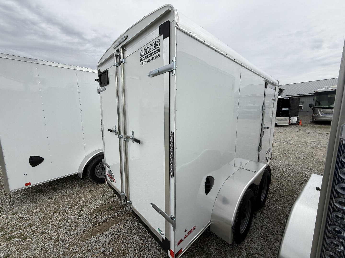 New 2025 Cargo Mate BL612TA2-24 Cargo / Enclosed Trailer 6X12 TA (GVW:7000) WHITE