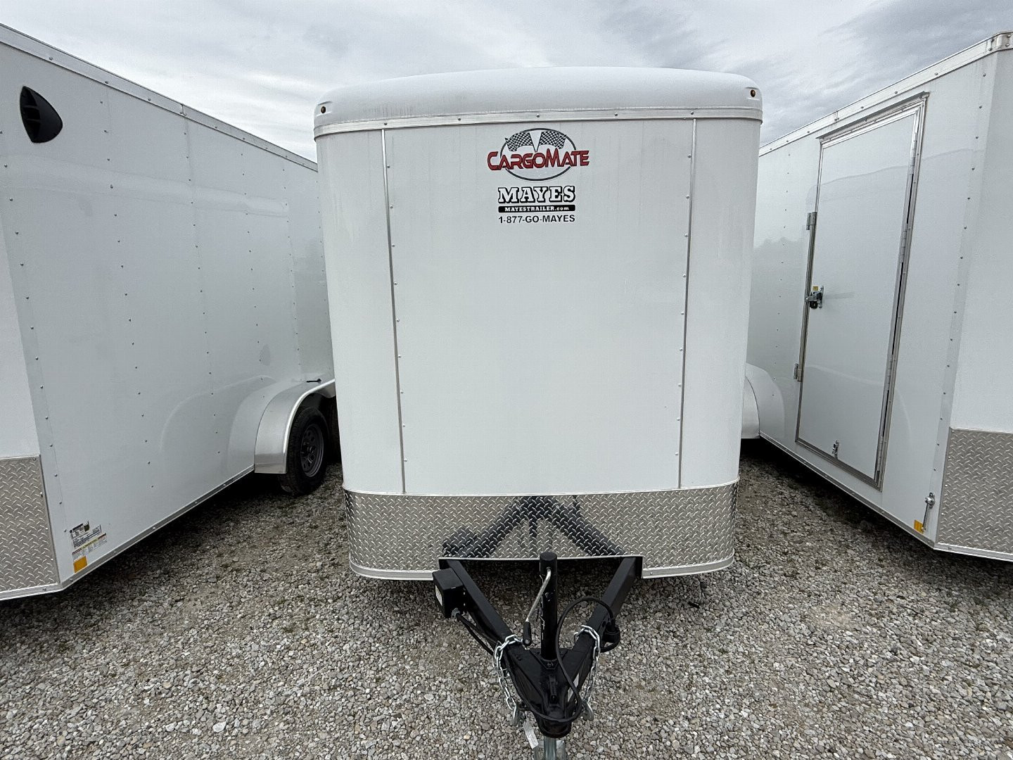 New 2025 Cargo Mate BL612TA2-24 Cargo / Enclosed Trailer 6X12 TA (GVW:7000) WHITE