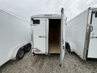 New 2025 Cargo Mate BL612TA2-24 Cargo / Enclosed Trailer 6X12 TA (GVW:7000) WHITE
