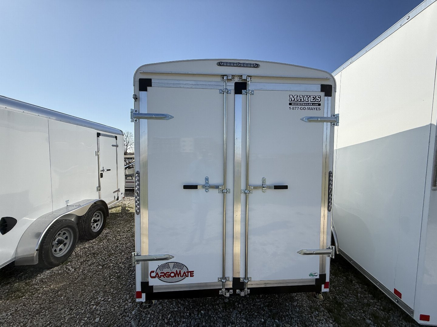 New 2025 Cargo Mate BL612TA2-24 Cargo / Enclosed Trailer 6X12 TA (GVW:7000) WHITE