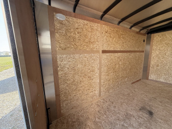 New 2025 Cargo Mate BL612TA2-24 Cargo / Enclosed Trailer 6X12 TA (GVW:7000) WHITE