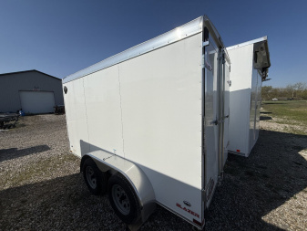 New 2025 Cargo Mate BL612TA2-24 Cargo / Enclosed Trailer 6X12 TA (GVW:7000) WHITE