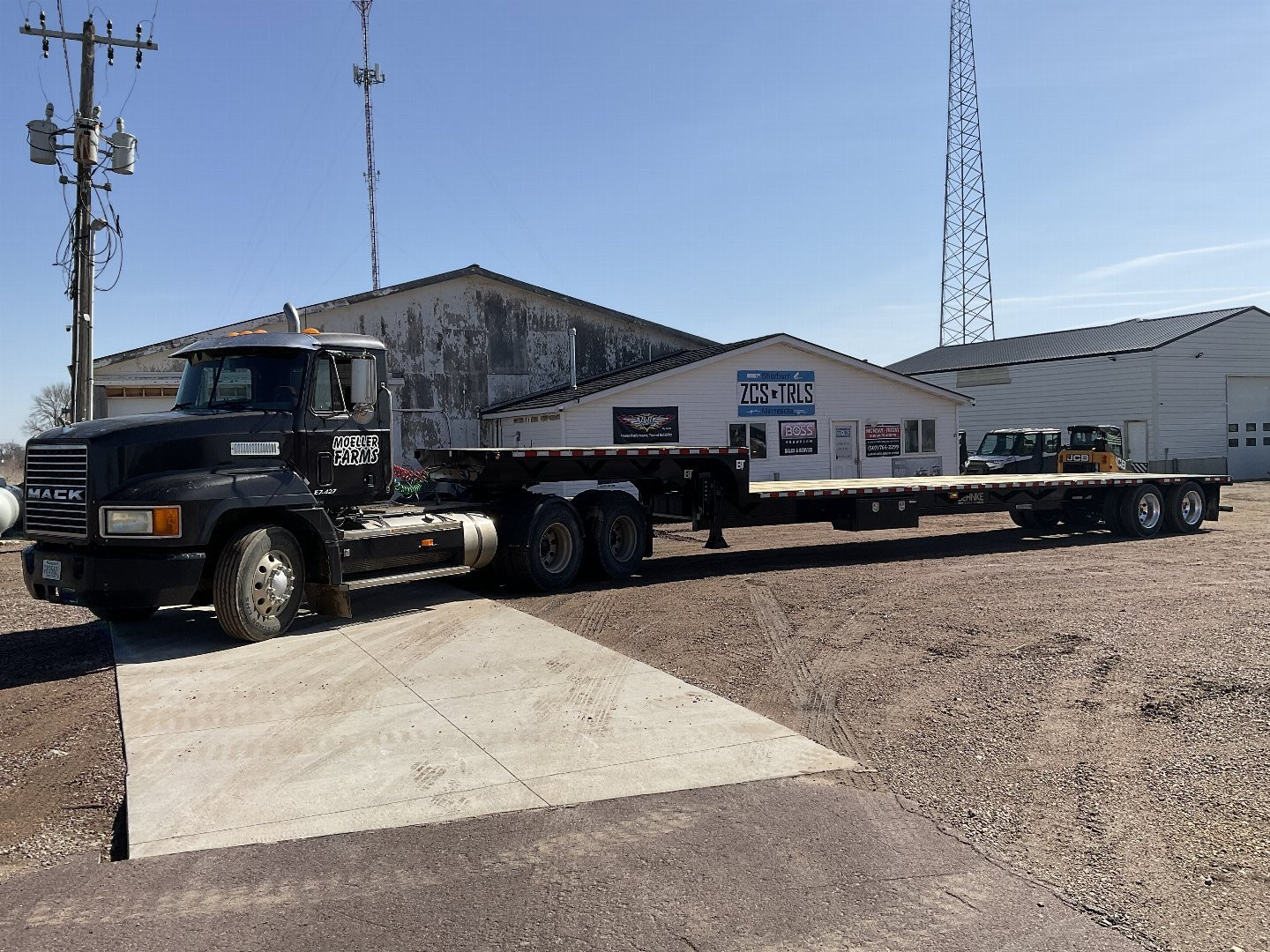 New 2025 Behnke FB8x48SS-60H Equipment Trailer