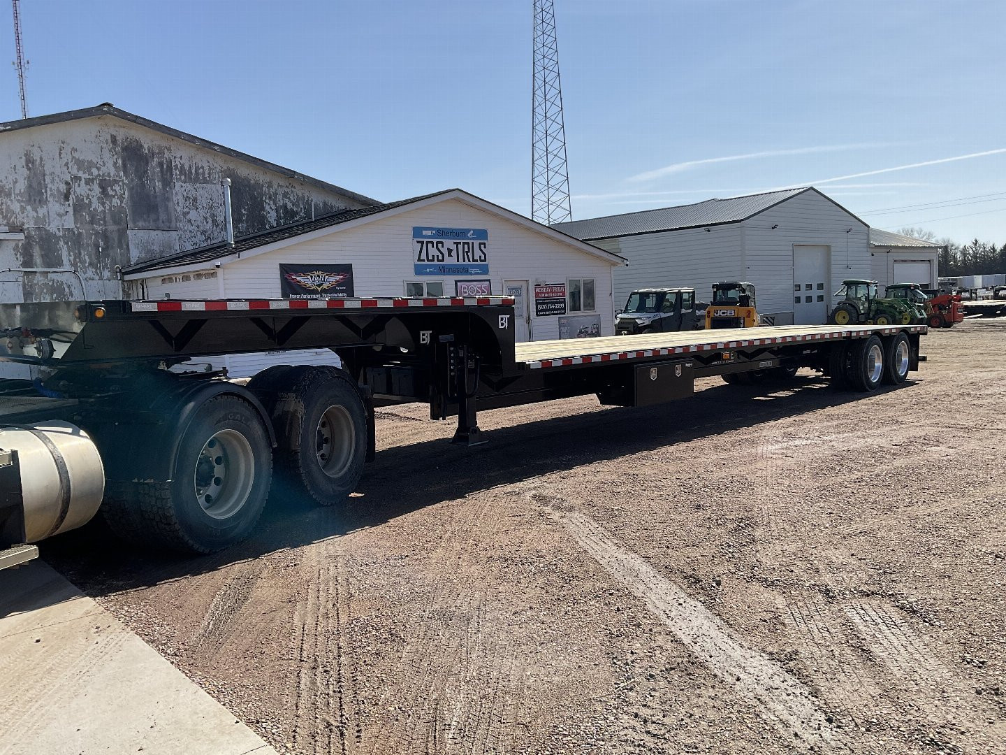 New 2025 Behnke FB8x48SS-60H Equipment Trailer