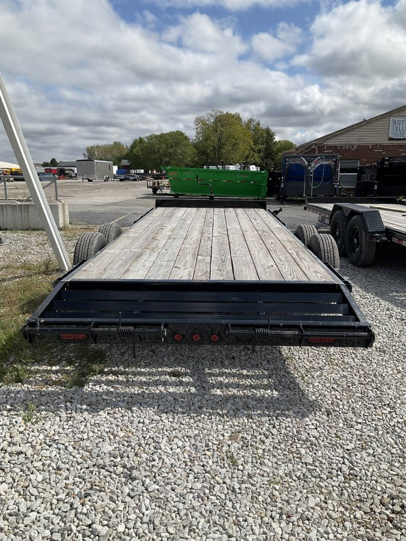 New 2025 LIBERTY LE14K83X18+2C6 Equipment Trailer 83X20 TA (GVW:14000) BLACK