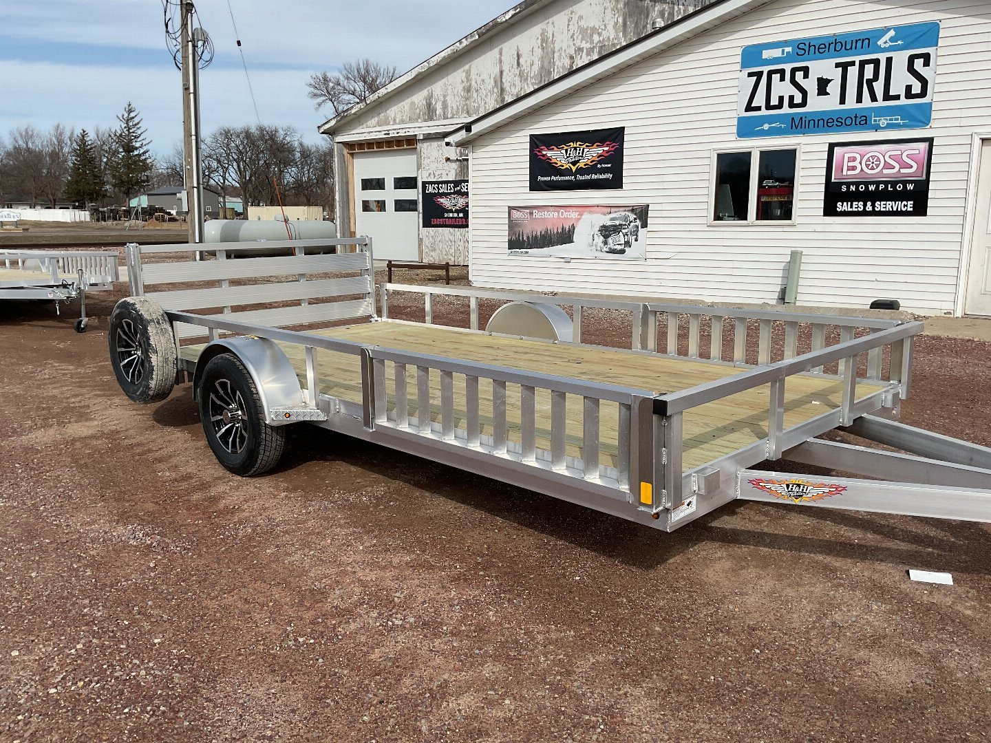 New 2025 H&H Trailers H8214RSAV-030 Utility Trailer