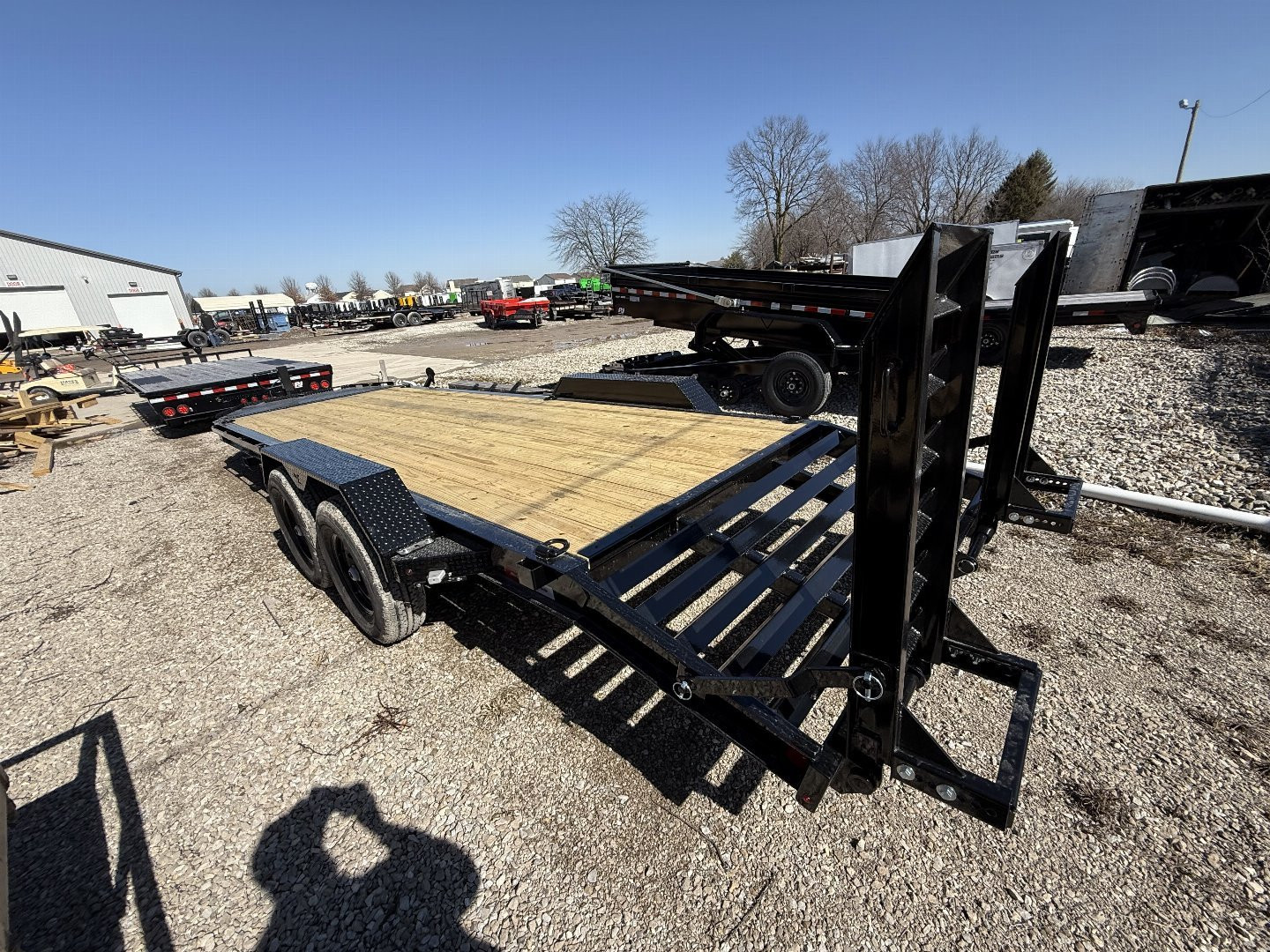 New 2025 LIBERTY LE14K83X19+3B8 Equipment Trailer 83X22 TA (GVW:14000) BLACK